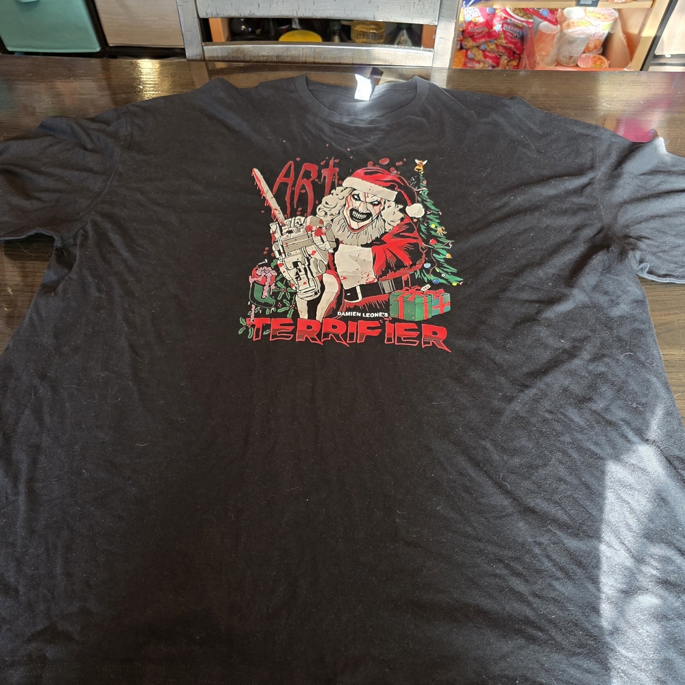 Terrifier Art The Clown Christmas Short Sleeveshirt Size 3x